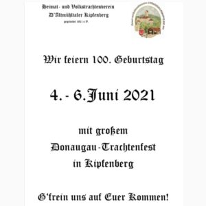 In einem Jahr is soweit: Gaufest in Kipfenberg! Die Vorbereitungen laufen!